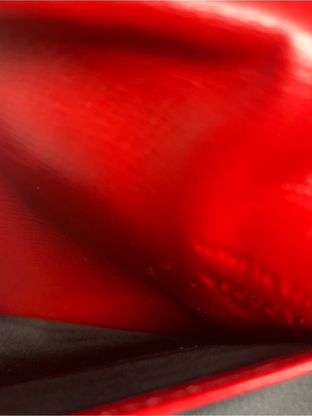 Louis Vuitton Red Textured Epi Leather Long Wallet - Picture 4 of 17